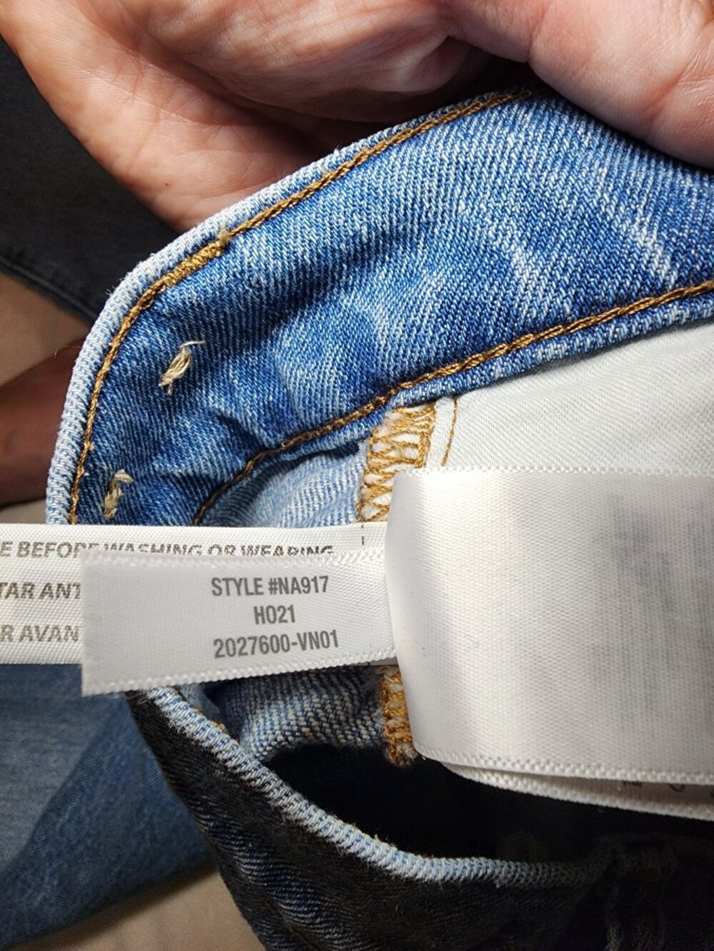 Madewell The Perfect Vintage Jean NA917 Size 26 High Rise Light Wash - Picture 9 of 13